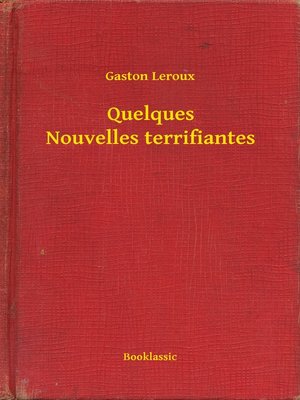 cover image of Quelques Nouvelles terrifiantes